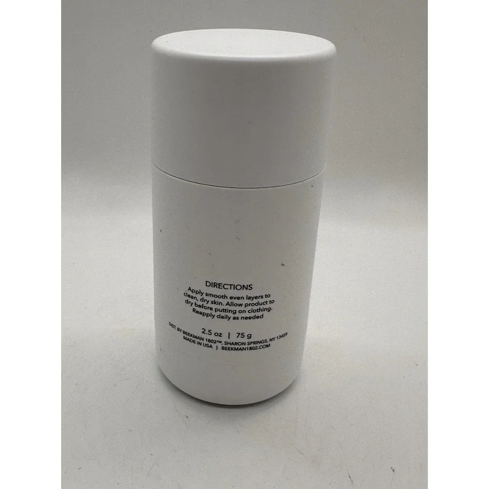 BEEKMAN 1802 Milk Stick Invisible Deodorant Aluminum Free Full Sz 2.5oz/70g  NEW